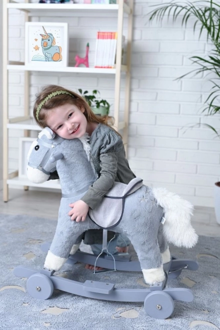 Cavallo a dondolo Siwek con ruote