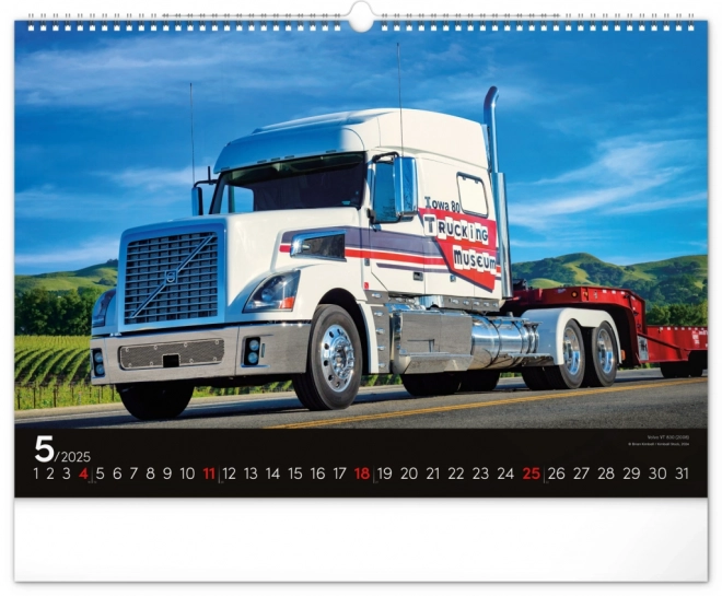 Calendario da Parete Trucks 2025