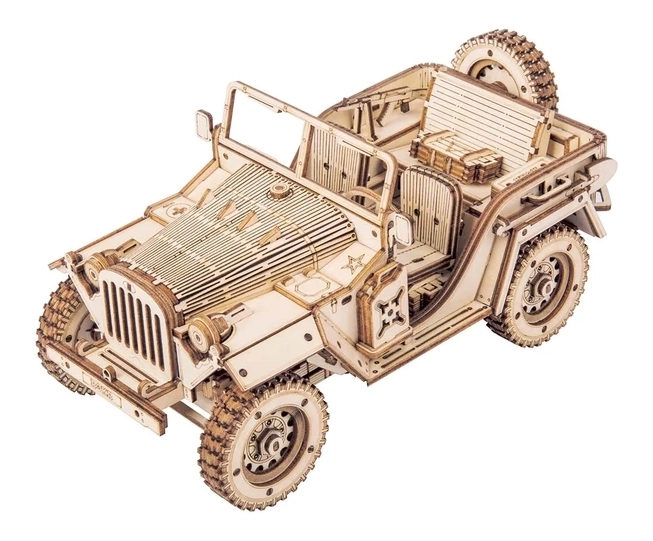 Puzzle 3D in legno Jeep Militare anni '40