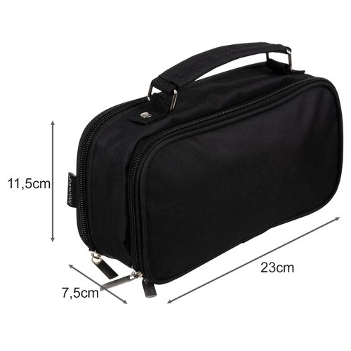 Astuccio doppio nero Maaleo – Nero
