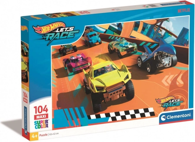 Puzzle Maxi 104 pezzi Hot Wheels