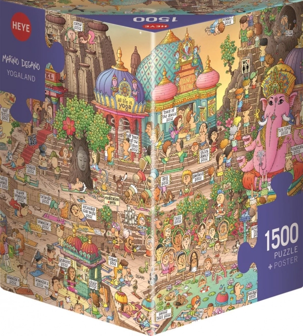 Puzzle Mondo Yoga 1500 Pezzi