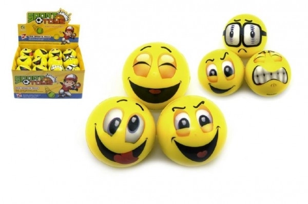 Pallina di schiuma con emoji 6cm