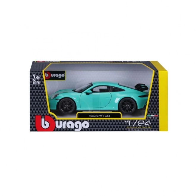 Modellino Porsche 911 GT3 Verde Menta Bburago