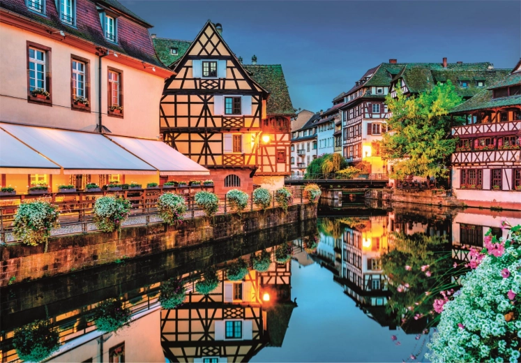 puzzle 500 compact – città vecchia di Strasburgo