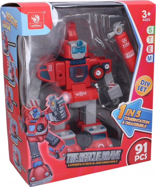 Autorobot avvitabile con effetti The Rescue Brave 32 cm