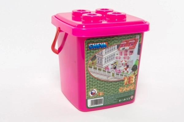 Stavebnice Cheva Caffetteria in plastica 215 pezzi