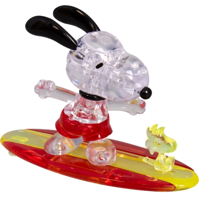 Puzzle 3D Cristallo Surfista Snoopy