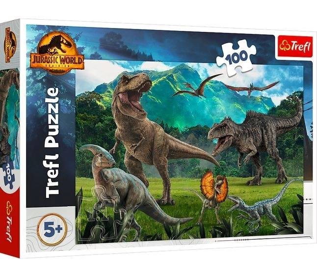 Puzzle 100 pezzi dinosauri Jurassic Park