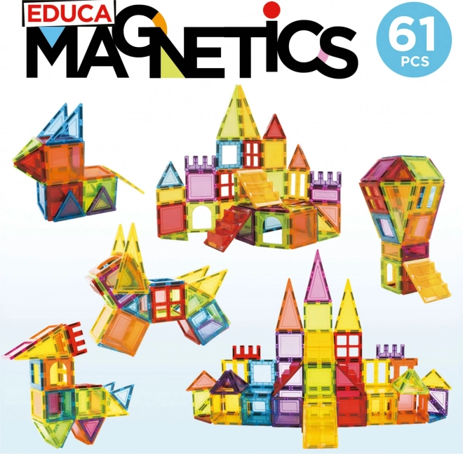 Costruzioni Magnetiche EDUCA - 61 Pezzi