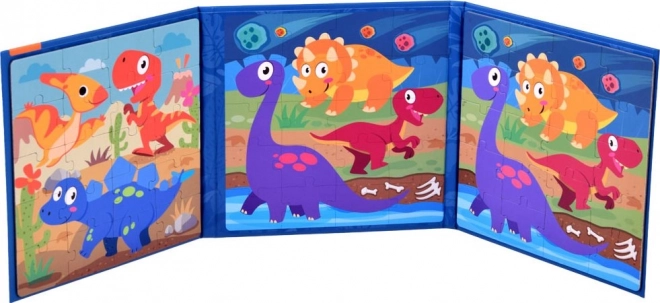 Puzzle Magnetici Dinozauri a Libro