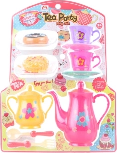 Set da tè in plastica per bambini