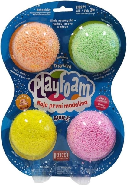 PlayFoam Boule set scintillante 4 colori – plastilina che non sporca