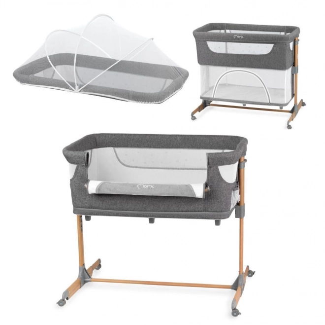 Culla MoMi Smart Bed 3 in 1 grigia