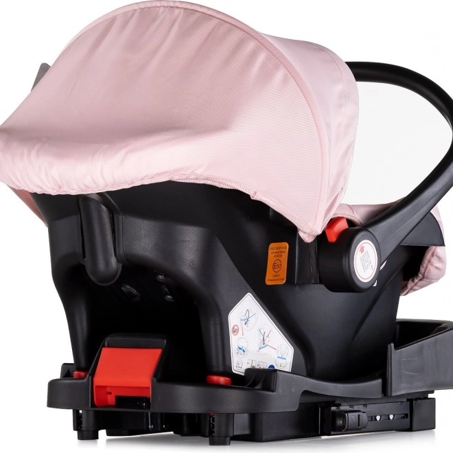 Seggiolino auto per bambini Chipolino Aura i-Size Rosa Marshmallow