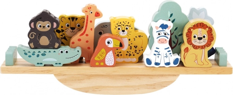 Simpatici animali del safari in colori vivaci