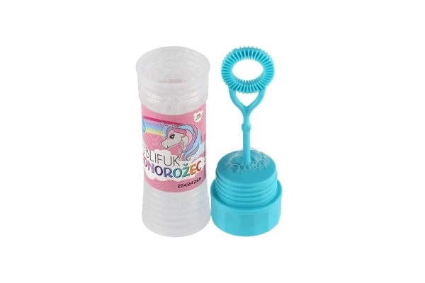 Bolle di sapone unicorno 11 cm con puzzle