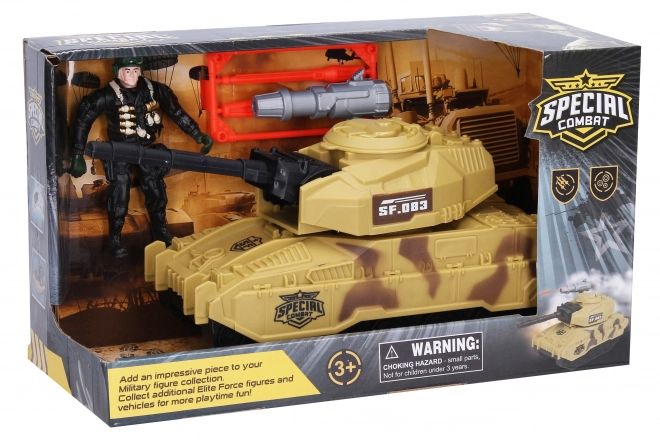 Carro armato con figura 25 cm