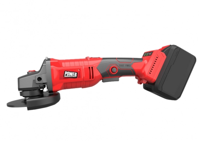 Smerigliatrice giocattolo rossa a batteria