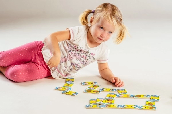 Domino animali in legno - il mio primo gioco