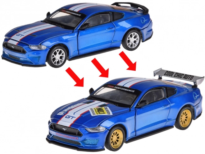 Set auto tuning metallico licenza Ford Mustang GT scala 1:42