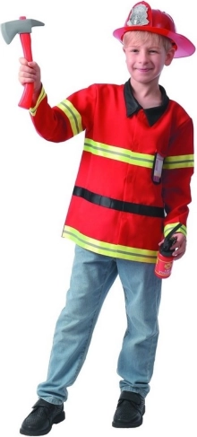 Costume da carnevale da pompiere per bambini
