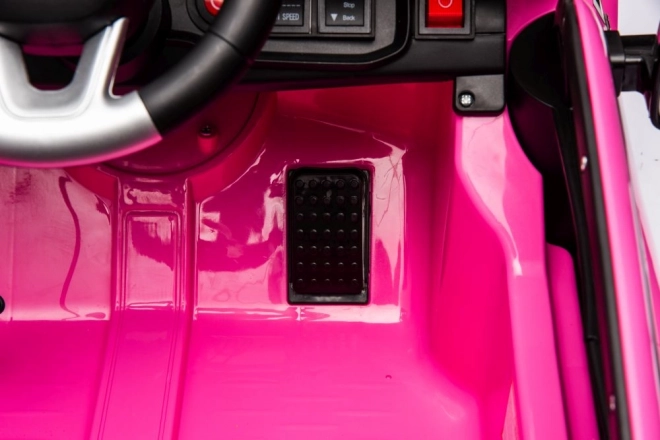 Auto a Batteria Dodge Charger della Polizia Rosa
