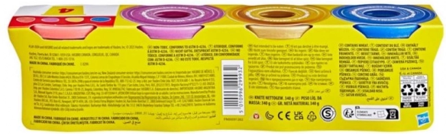 Play-Doh Set di Metallo 4 Vasetti