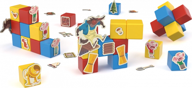 Magnetic Cubes GEOMAG Magicube I Tre Porcellini