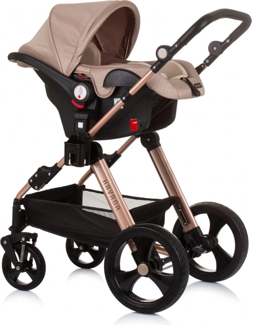 Passeggino combinato Havana 2 in 1 Golden Beige