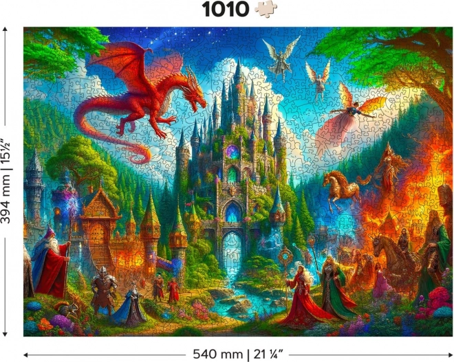 Puzzle in legno Fantasy Castello