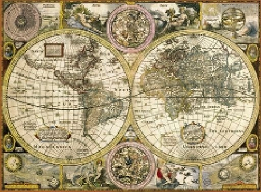 Puzzle Mappa Antica 3000 pezzi