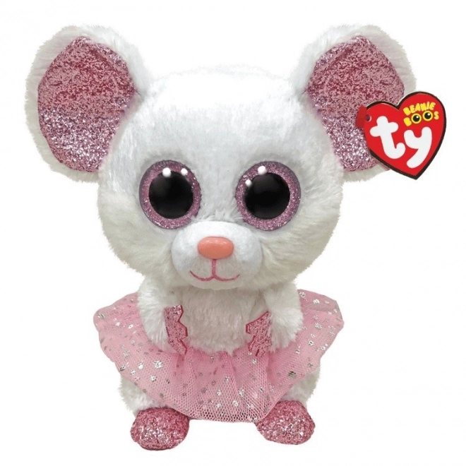 Peluche Ty, ballerina bianca - Nina 24 cm