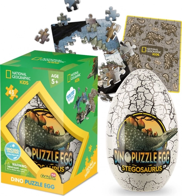 Puzzle stegosauro a doppia faccia CUBICFUN National Geographic