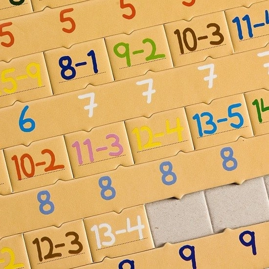 Puzzle Matematico: Sottrazione 81 Pezzi