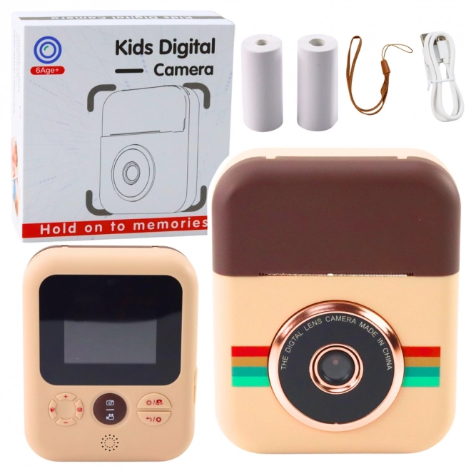 Fotocamera digitale per bambini con stampante istantanea