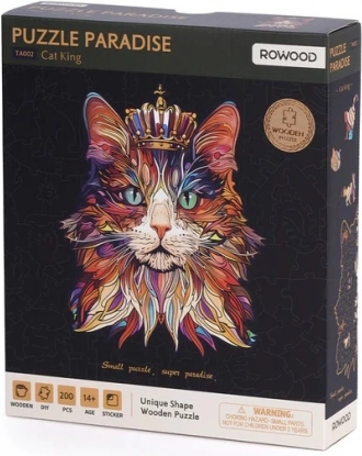 Puzzle in legno King Cat di Puzzle Paradise