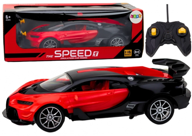 Auto sportivo rosso radiocomandato 1:16