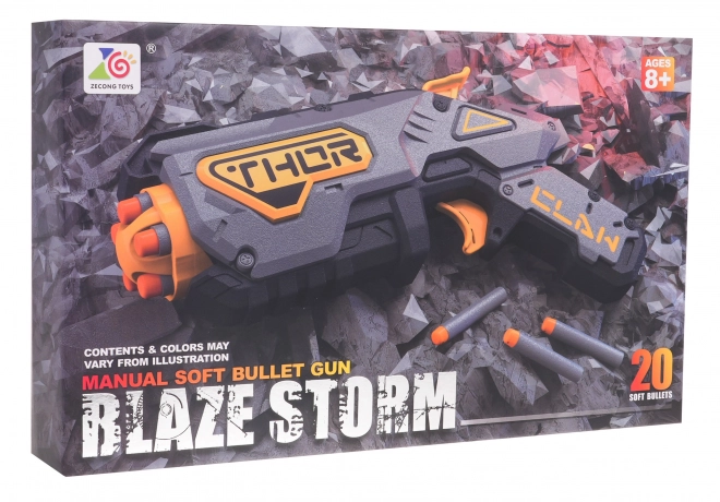 Pistola Per Bambini Blaze Storm Manuale Grigio