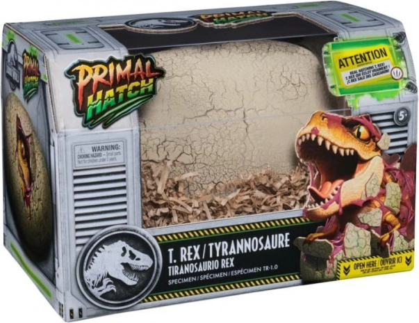 T-Rex interattivo che si schiude dall'uovo