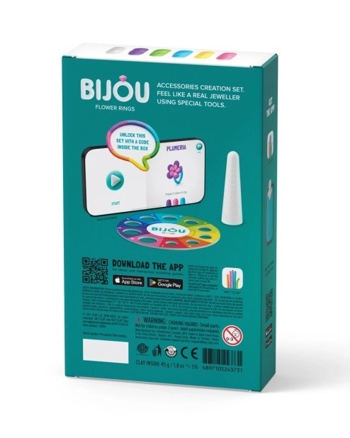 Anelli Fiori Hey Clay Bijou