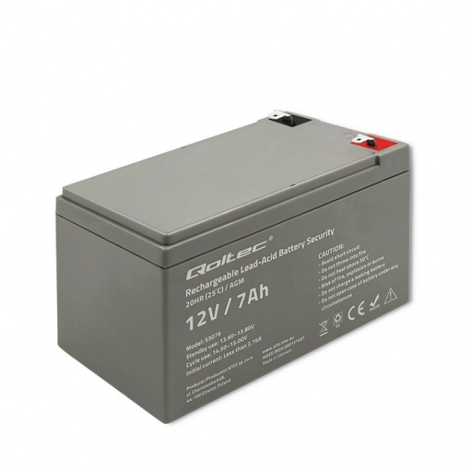 batteria AGM 12V 7Ah max 105A