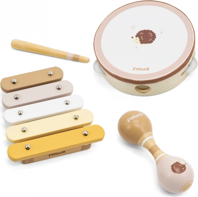 set musicale per bambini VIGA Polar B con riccio