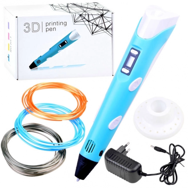 Penna Magica 3D con Accessori – blu