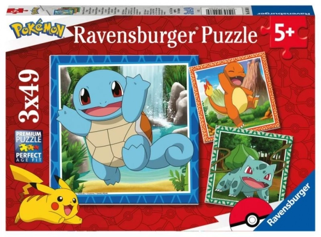 Puzzle Pokémon 3x49 pezzi