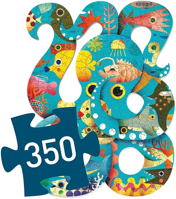 Puzzle sagomato polpo 350 pezzi DJECO