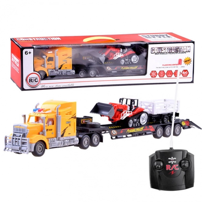 Camion con Rimorchio R/C e Trattore con Rimorchio – Giallo