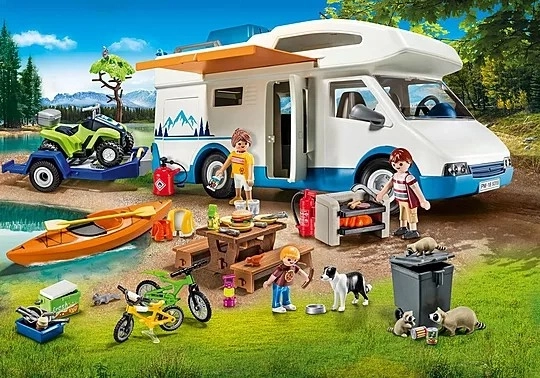 Set familiare divertente 9318 Gita in camper