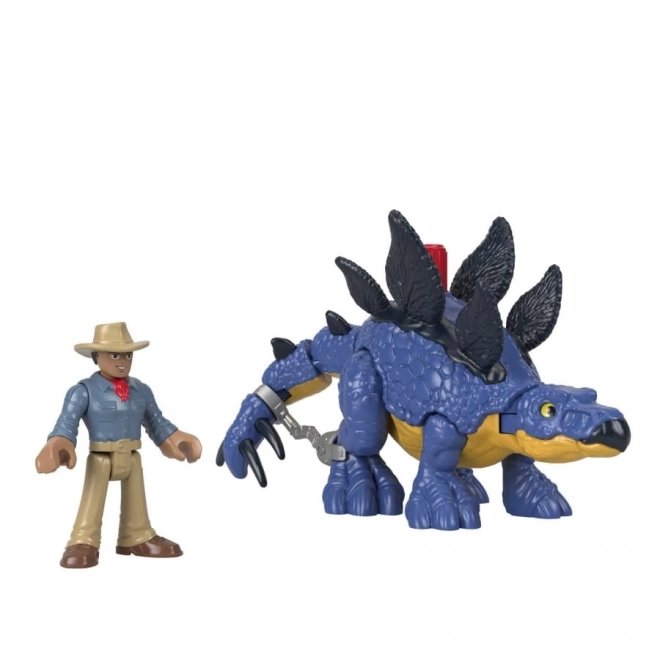 Set Imaginext Jurassic World Stegosaurus e Dr. Grant