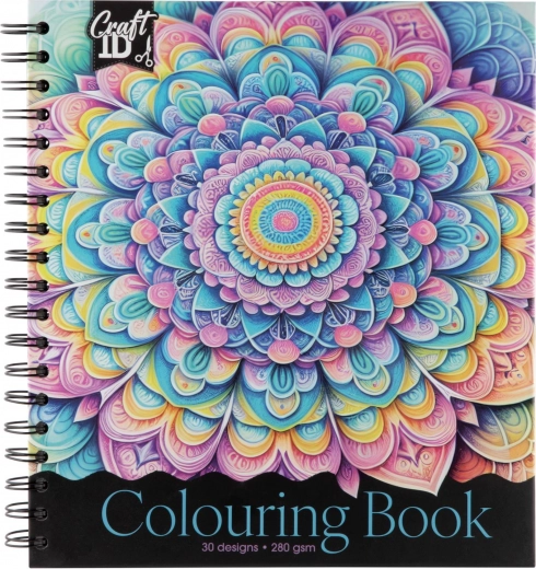 Libro da colorare Mandala con rilegatura a spirale